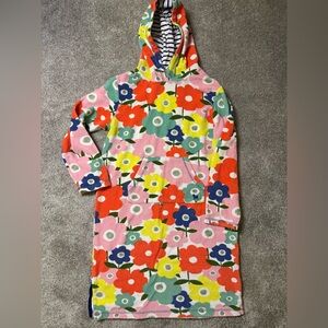 Mini Boden - hooded towel dress - swim cover up